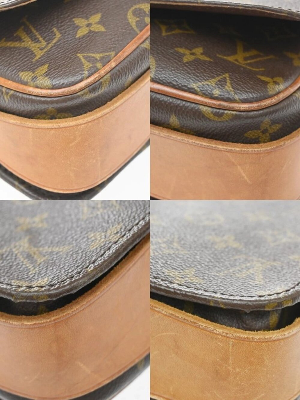 LOUIS VUITTON Cartouchiere MM Shoulder Bag Monogram Leather Brown M51253 30KD743 - Picture 7 of 16